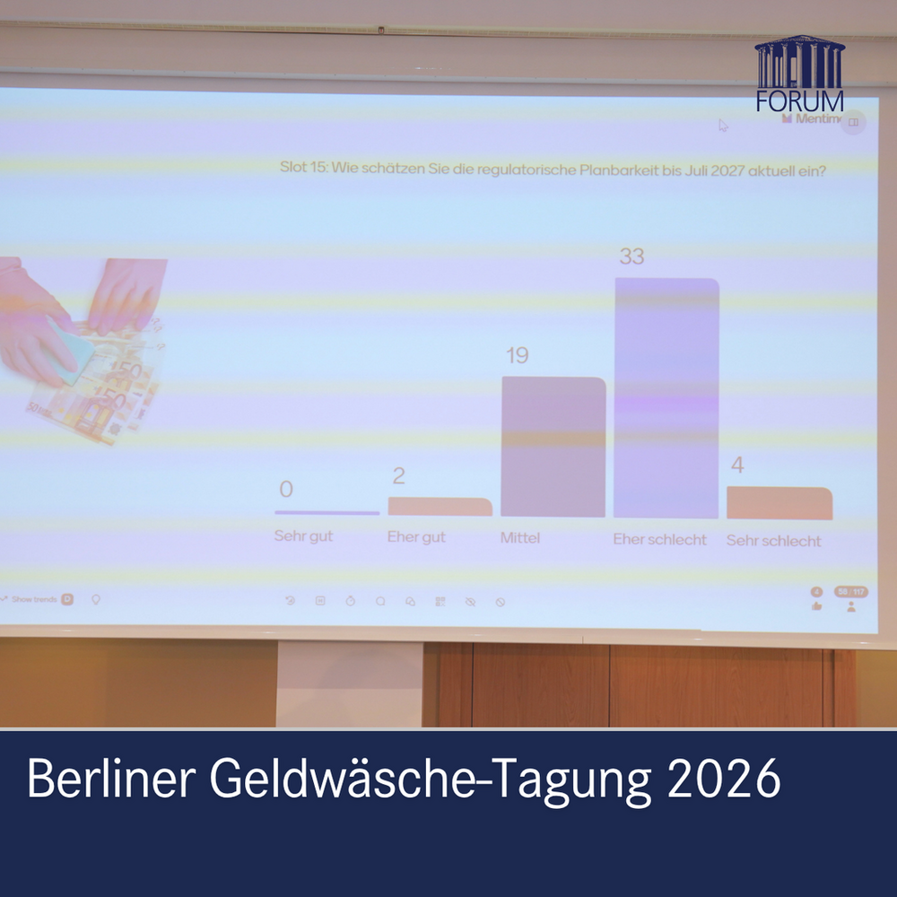 Berliner Geldwäsche-Tagung 2026