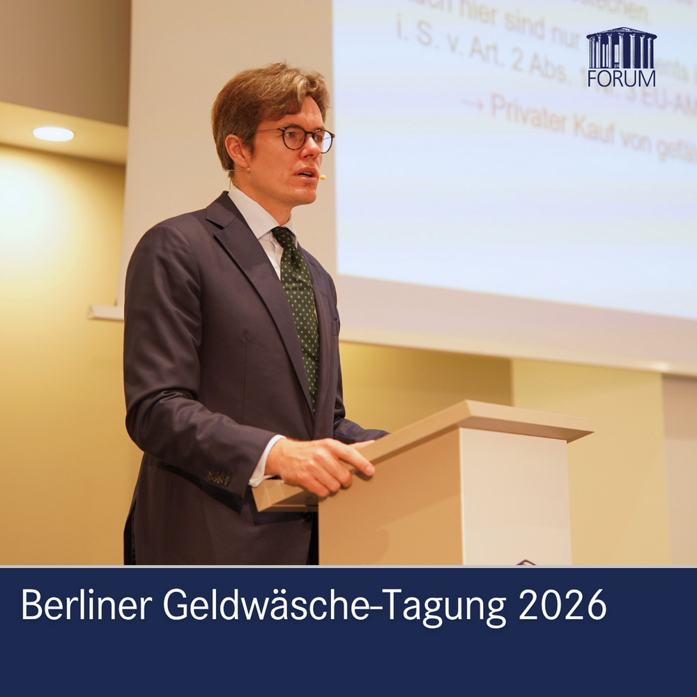 Berliner Geldwäsche-Tagung 2026